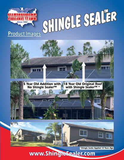 Shingle Sealer product on roof application