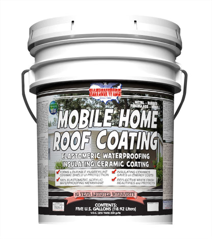 MOBILE HOME ROOF COATING™ Elastomeric Ceramic Roof Coating