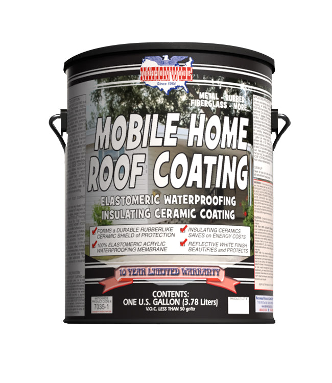 MOBILE HOME ROOF COATING™ Elastomeric Ceramic Roof Coating