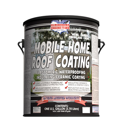 MOBILE HOME ROOF COATING™ Elastomeric Ceramic Roof Coating
