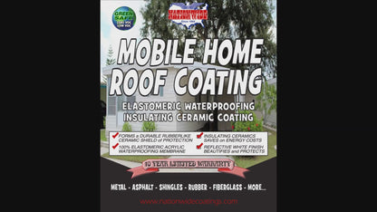 MOBILE HOME ROOF COATING™ Elastomeric Ceramic Roof Coating