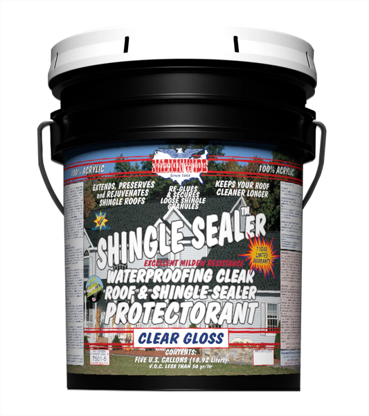 SHINGLE SEALER™ Waterproofing Rejuvenating Roof Sealer 7 Year Warranty