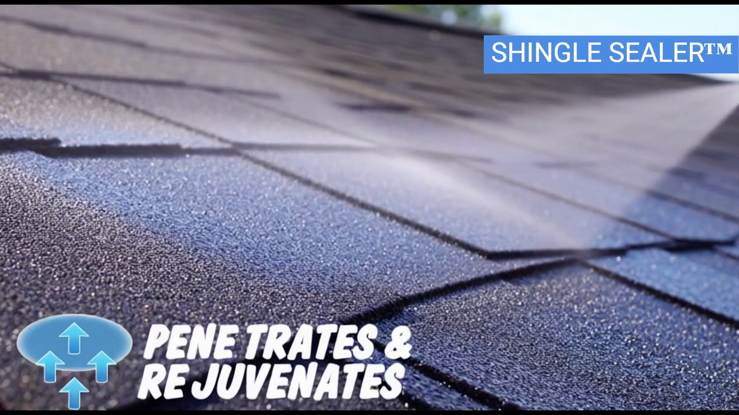 SHINGLE SEALER™ Waterproofing Rejuvenating Roof Sealer