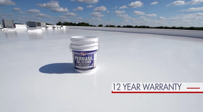 PERMASIL™ SILICONE Roof Coating 10 Year Warranty